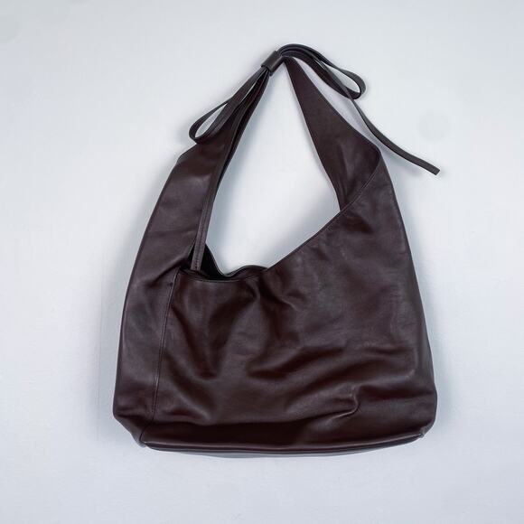 Reformation Medium Vittoria Tote Bag in Tobacco Leather - Picture 2 of 7